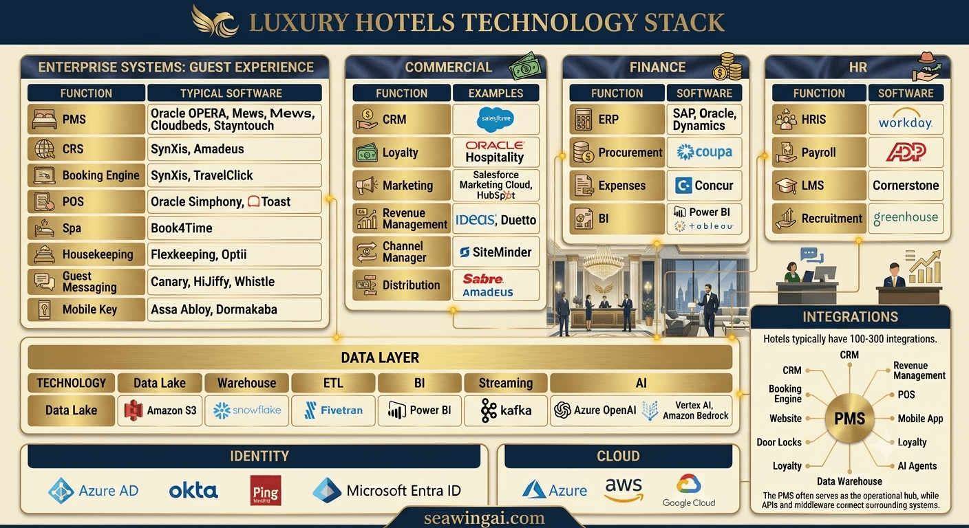Luxury Hotels, Tech Stack, and Data Silos